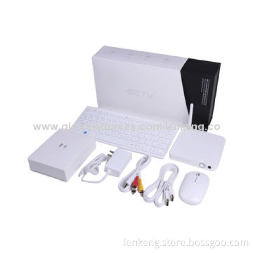 Mini PC Box for TV Solution, Video and Game Internet on TV, Built-in HD Camera and WiFi hotspot